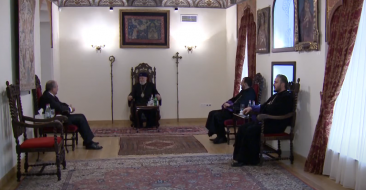 Catholicos of All Armenians Received Presidential Candidate Dr. Armen Sargsyan