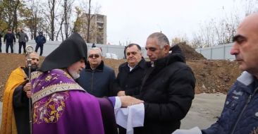 Ground Blessing for New Church in the Town of Ivanovo,Russia