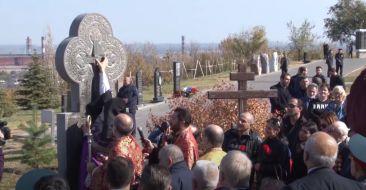 Consecration of Cross-Stone in the Diocese of Russia and New Nakhichevan