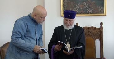 Catholicos of All Armenians Received Actor John Malkovich