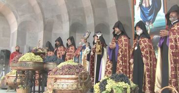 Assumption of the Holy Mother of God Festive Liturgy and Blessing of the Grapes in the Mother See