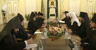 Catholicos of All Armenians Met With the Patriarch of Moscow and All Russia