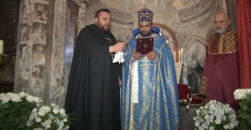 Feast of the Assumption in the Sahgmosavank Monastery