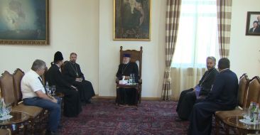 Catholicos of All Armenians Received Chairman of the Russian Church Communities in Armenia