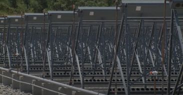 Solar Battery Station Near Completion at the Mother See