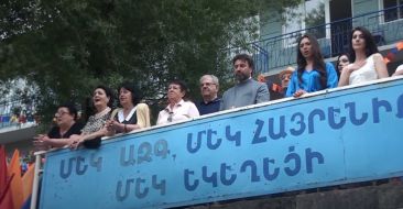 The "Tsitsernak" camp of Gugark Diocese sends off the children of the last shift