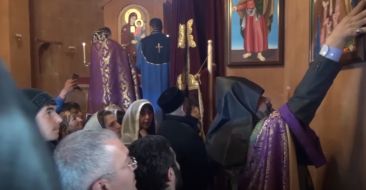 Consecration of the Holy Cross Church in Georgia