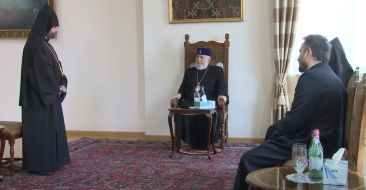 Catholicos of All Armenians Blessed Newly Ranked Senior Archimandrite