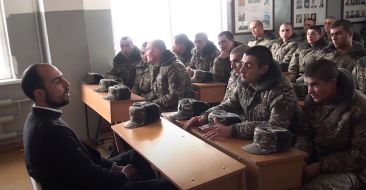 Blessing of Waters Service in the Army Unit