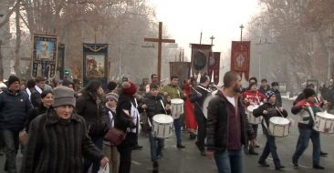 March to Lovers Park in Yerevan