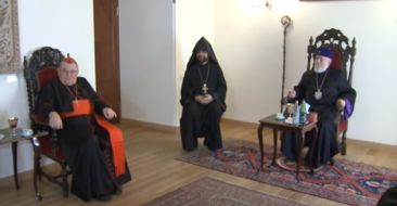 Catholicos of All Armenians Received the Catholic Archbishop of Prague