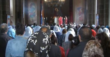 Feast of the Holy Translators in the St. Mesrop Mashtots Church of Oshakan