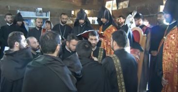 Rank of Archimandrite Bestowed at the St. Mesrop Mashtots Church in Oshakan