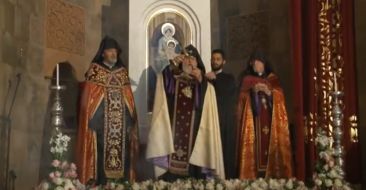 Consecration of the Church in Nubarachen District of Yerevan