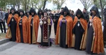 Ground Blessing Service in the Komitas Pantheon