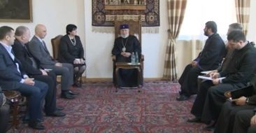 Catholicos of All Armenians Receives Chairman of State Agency for Religious Affairs of Georgia