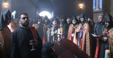 Funeral for the Archbishop Grigoris Buniatyan