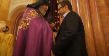 Bestowing of Medals in the Holy Transfiguration Mother Cathedral of Moscow