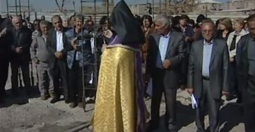 New Church Ground Blessing Ceremony in Dalarik Village, Armavir region