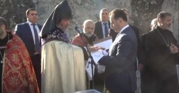 Ground -Blessing Service for AYB School of Yerevan