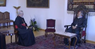 Catholicos of All Armenians Received Anglican Bishop of Gibraltar