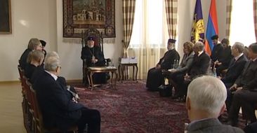 CIS Delegation Visits Mother See of Holy Etchmiadzin