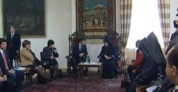 Catholicos of All Armenians Receives Georgian Prime Minister