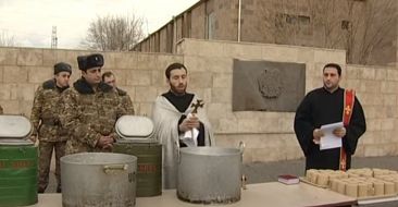 Blessing of the Water in the Military