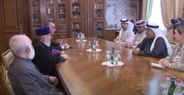 The Catholicos of All Armenians received the UAE delegation