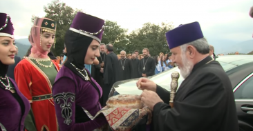 Catholicos of All Armenians visited Artsakh-2016