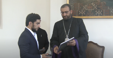 Olympic Medalists Visit the Mother See of Holy Etchmiadzin