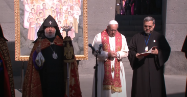 Pope Francis Visited the Tsitsernakaberd Genocide Memorial Complex