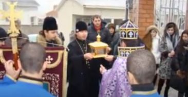 Relics of St. Gevorg were brought to the Armenian Church in Volgograd