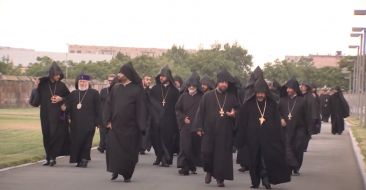 Catholicos of All Armenians Met the Participants of the Conference of the Brotherhood Members