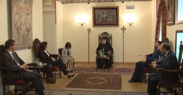 Catholicos of All Armenians Received Delegation of the Departmental Council of Bouches-du-Rhône