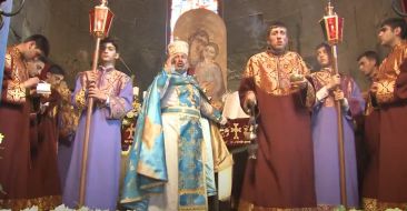 Feast of the Apparition of the Holy Cross Celebrated in Aparan