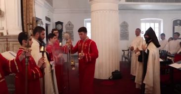 Intercession Service at the St. Nazareth Armenian Church of Calcutta