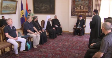 His Holiness Received Metropolitan of Belotserkov and Bugaslav, Ukraine