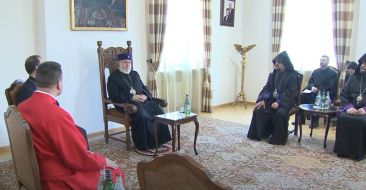 Catholicos of All Armenians received Head Chaplain of the Armed Forces of Canada