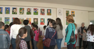 Exhibition at the Yeghegnadzor Art School