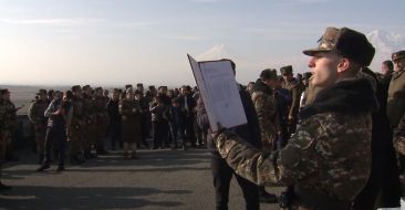 Oath Ceremony in the Grounds of Khor Virap Monastery