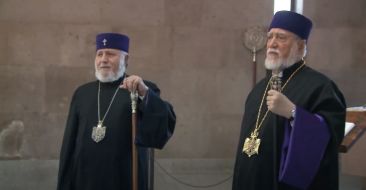 Catholicos of the Great House of Cilicia Received at the Mother See