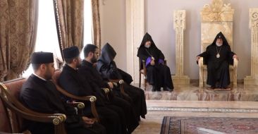 The Patriarch of All Armenians met with six newly ordained priests