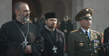 Oath Ceremony in the Grounds of a Church