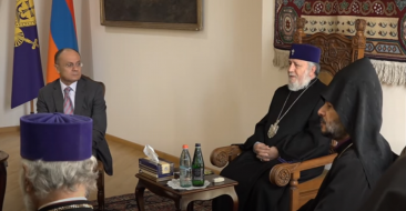 Catholicos of All Armenians Received the Army Chaplaincy