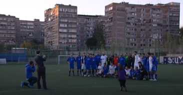 Russian Orthodox Church Student Football Team Visited the Mother See of Holy Etchmiadzin