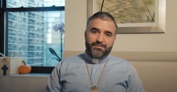Archimandrite Mesrop Parsamyan delivered a message of gratitude