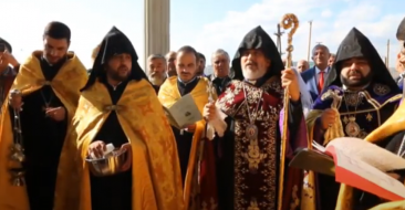 Consecration of the Newly Build Armenian Church in Yakutsk, Russia