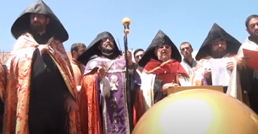 Consecration of Crosses for the Holy Savior Cathedral of Gyumri