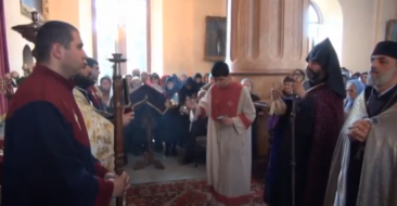 Requiem Service and Demonstration Held in Tbilisi, Georgia